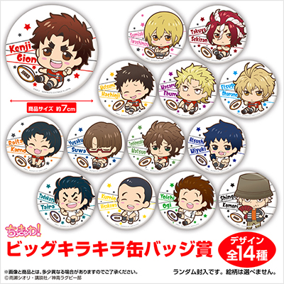 Großer Glitzer-Button-Preis 14er Set