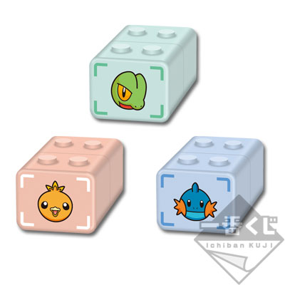 Treecko, Torchic, Mudkip Stempelblock-Set