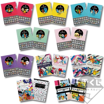 ポケモンくじクリアファイル ポケモン 一番くじ ステッカー&クリアファイルセット、ハンドタオル