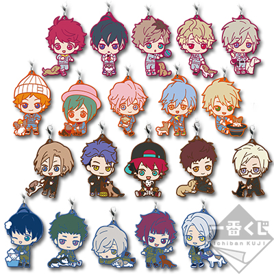 新品★A3！【夏組】一番くじ★H賞★ワンちゃん！ラバーストラップ★わんわん 一番くじ A3!～わんわんといっしょ～｜一番くじ倶楽部｜BANDAI SPIRITS