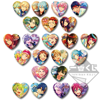 とるパカ！あんさんぶるスターズ！～ハート型缶バッジ～｜一番くじ