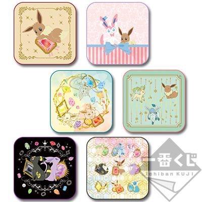 ポケモン一番くじ　F賞：全9種コンプリート、I賞：ハンドタオル（イーブイ） 一番くじ Pokémon EIEVUI＆CRYSTAL DROPS｜一番くじ倶楽部｜BANDAI