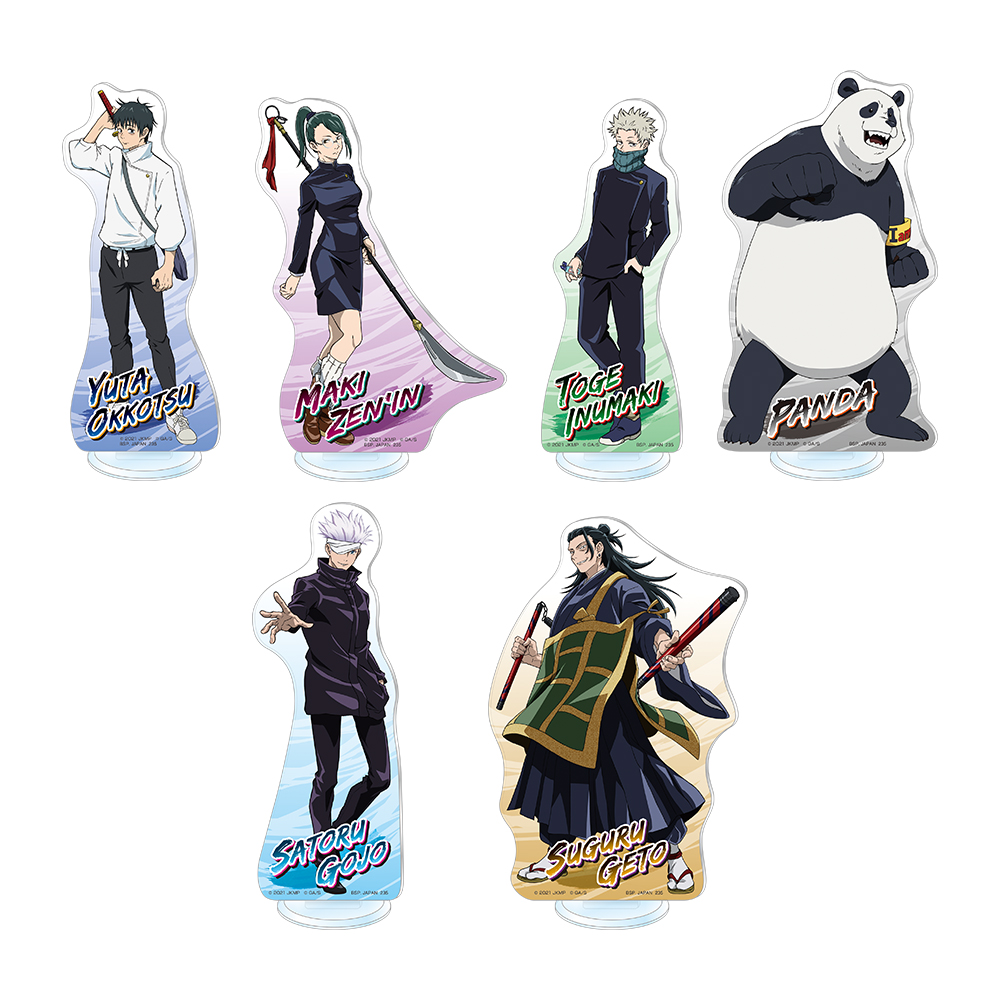 呪術廻戦  一番くじ  パンダ  アクリルスタンド  P賞 初登場の『劇場版 呪術廻戦 0』一番くじには新規描き下ろしイラストの