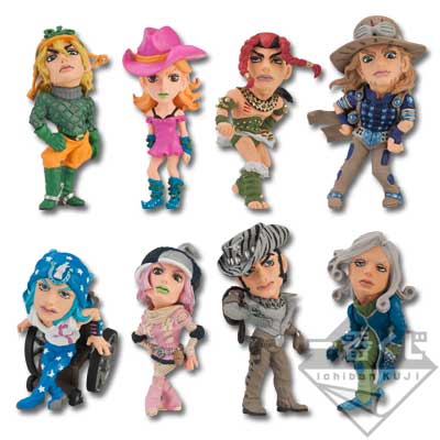 【4点セット】スティールボールラン　ワールドコレクタブルフィギュア　全4種 一番くじ ジョジョの奇妙な冒険 Part7 スティール・ボール・ラン｜一番