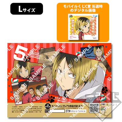 一番おみくじハイキュー!!缶バッチ 連動!! プリントキャラマイド