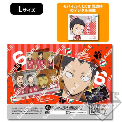 一番おみくじハイキュー!!缶バッジ 連動!! プリントキャラマイド